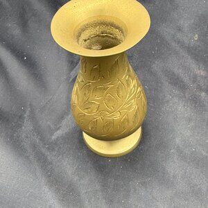 small brass vase